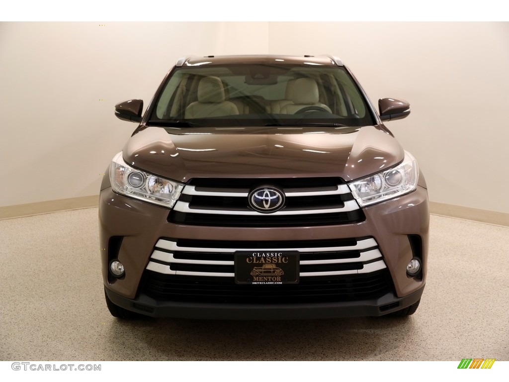 2018 Highlander XLE AWD - Toasted Walnut Pearl / Almond photo #2
