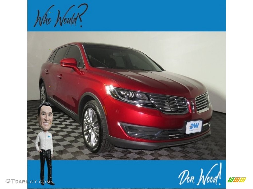 Ruby Red Metallic Lincoln MKX