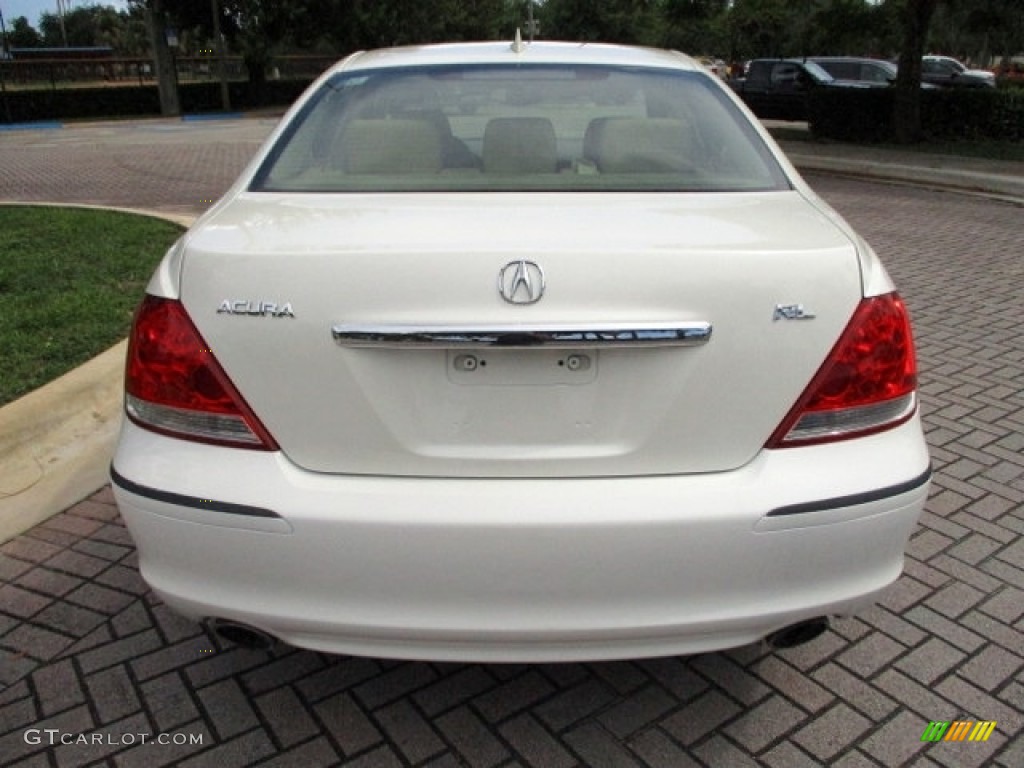 2006 RL 3.5 AWD Sedan - Premium White Pearl / Taupe photo #55