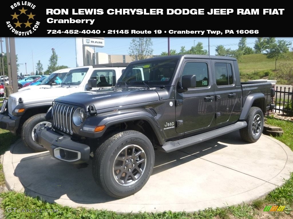 2020 Gladiator Overland 4x4 - Granite Crystal Metallic / Black/Dark Saddle photo #1