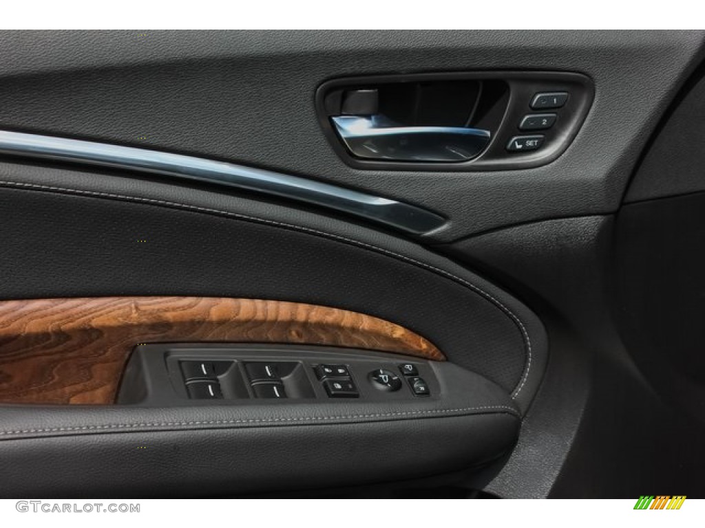 2020 Acura MDX Technology AWD Ebony Door Panel Photo #134804780
