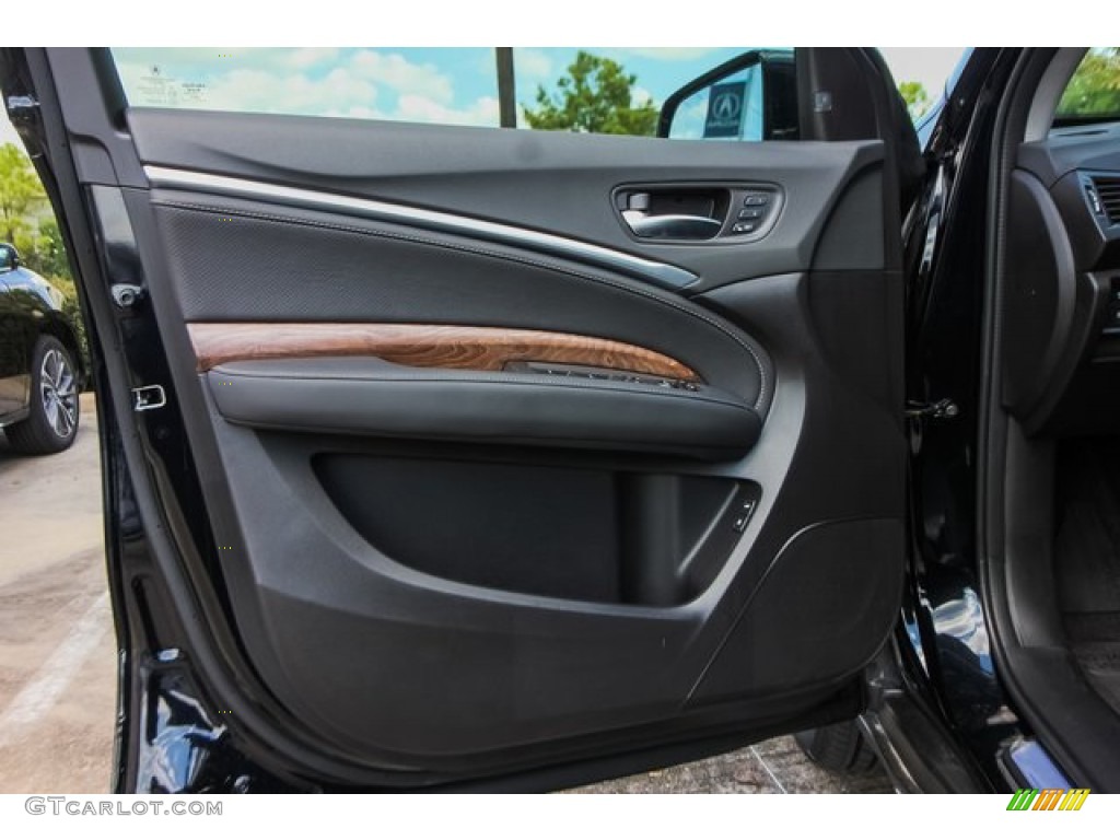 2020 Acura MDX Technology AWD Ebony Door Panel Photo #134804825