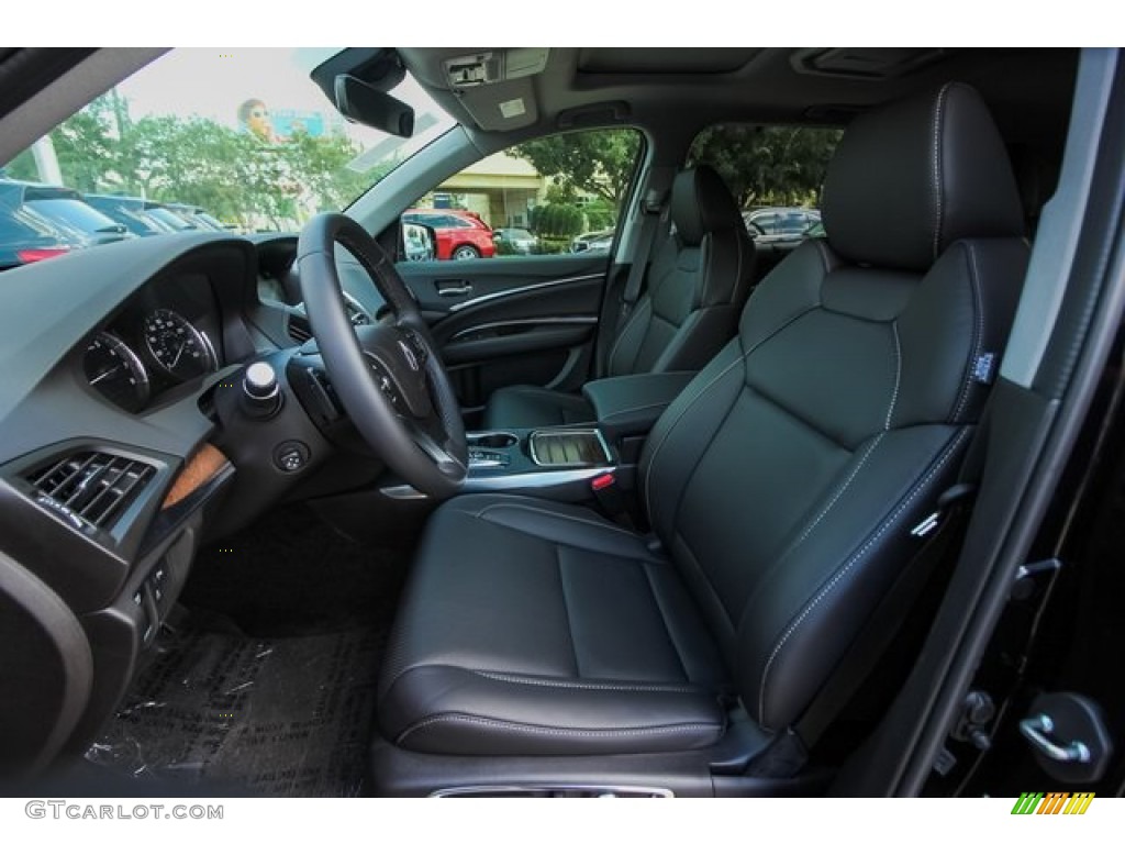 Ebony Interior 2020 Acura MDX Technology AWD Photo #134804840