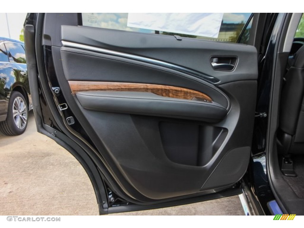 2020 Acura MDX Technology AWD Ebony Door Panel Photo #134804855