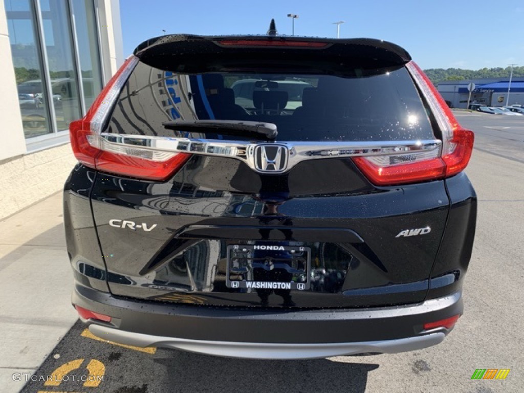 2019 CR-V EX AWD - Crystal Black Pearl / Black photo #6