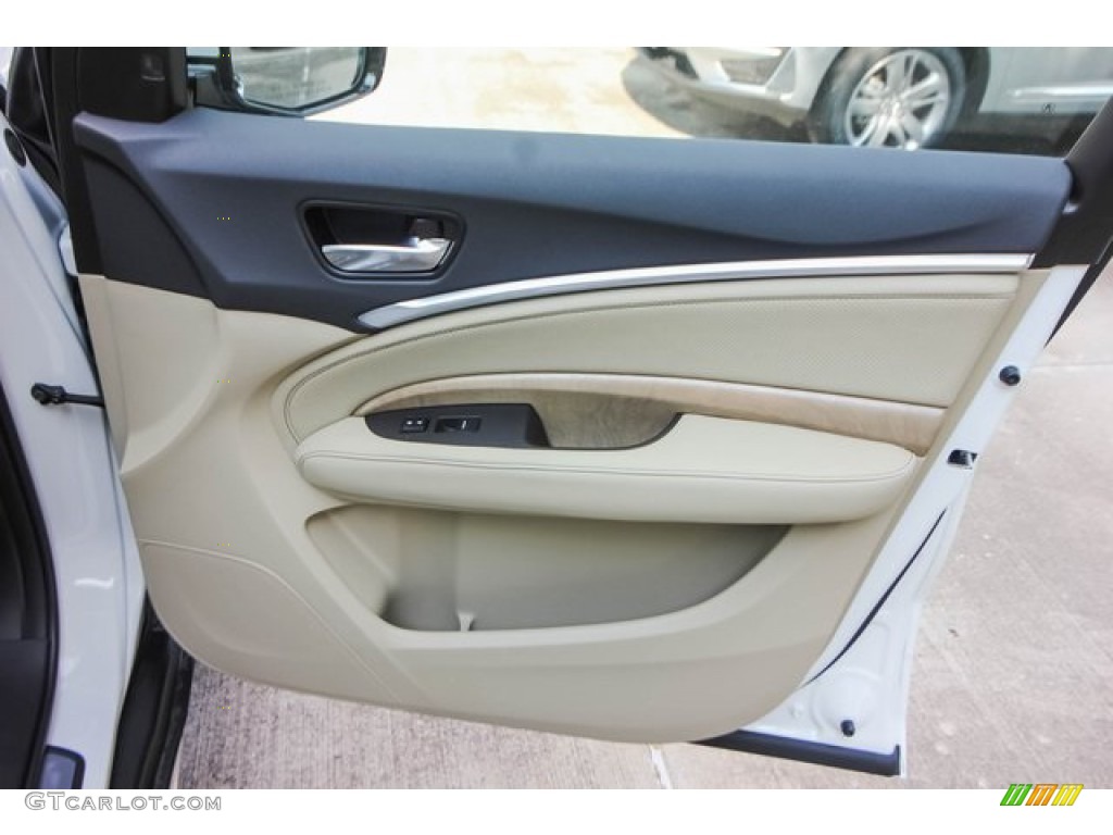 2020 Acura MDX Technology Parchment Door Panel Photo #134807201