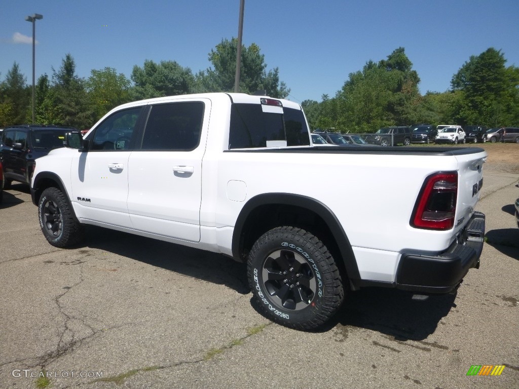 2020 1500 Rebel Crew Cab 4x4 - Bright White / Red/Black photo #3