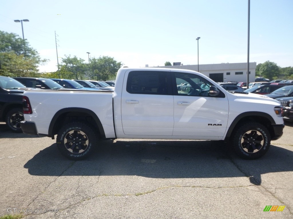 2020 1500 Rebel Crew Cab 4x4 - Bright White / Red/Black photo #6