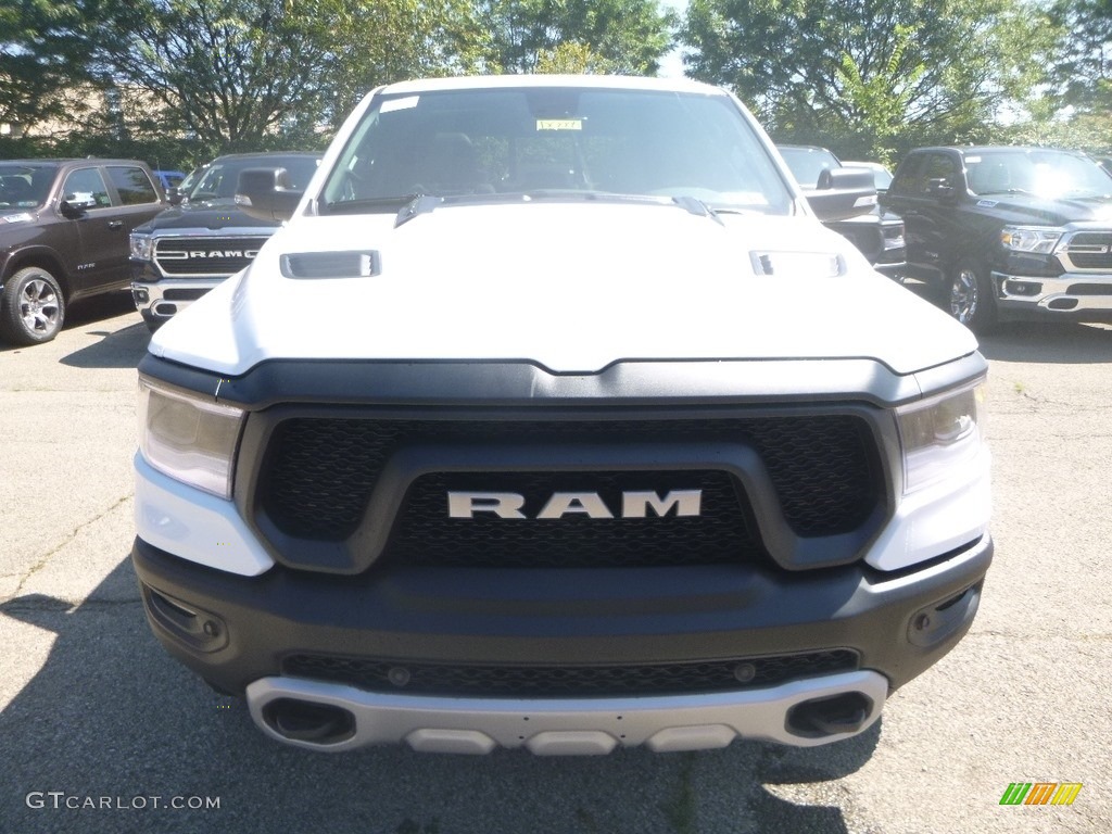 2020 1500 Rebel Crew Cab 4x4 - Bright White / Red/Black photo #8