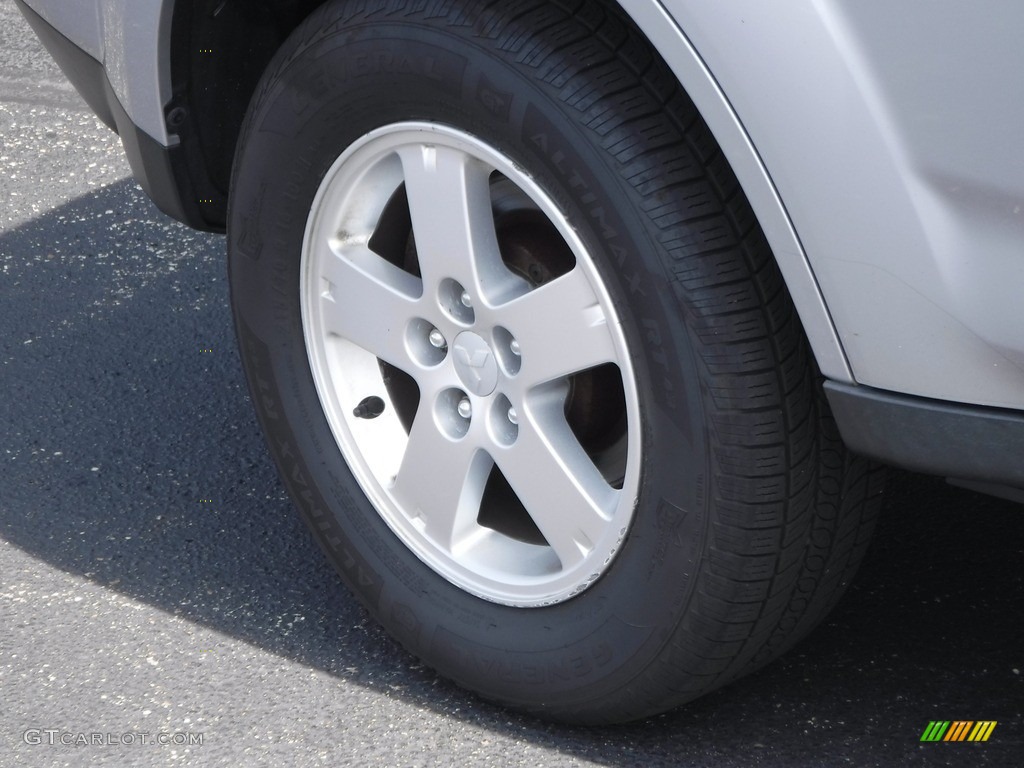 2007 Outlander LS 4WD - Cool Silver Metallic / Black photo #3
