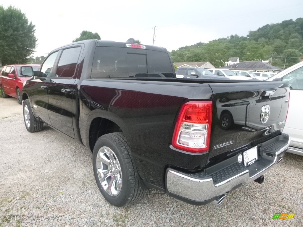 2020 1500 Big Horn Crew Cab 4x4 - Diamond Black Crystal Pearl / Black/Diesel Gray photo #3