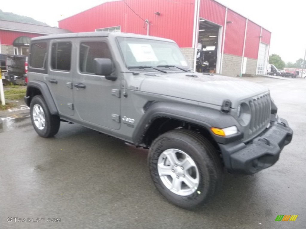 2020 Wrangler Unlimited Sport 4x4 - Sting-Gray / Black photo #7