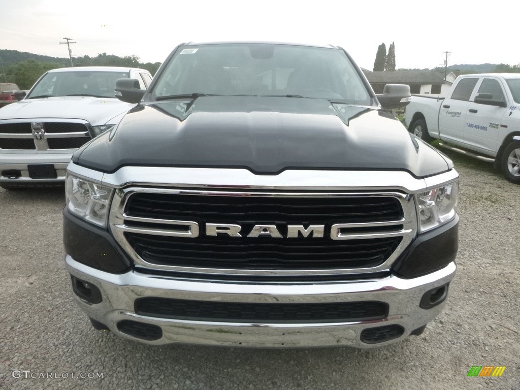 2020 1500 Big Horn Crew Cab 4x4 - Diamond Black Crystal Pearl / Black/Diesel Gray photo #7