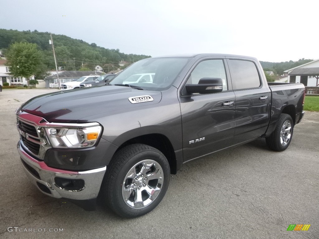 2020 1500 Big Horn Crew Cab 4x4 - Granite Crystal Metallic / Black/Diesel Gray photo #1