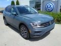 Stone Blue Metallic - Tiguan SE 4MOTION Photo No. 1