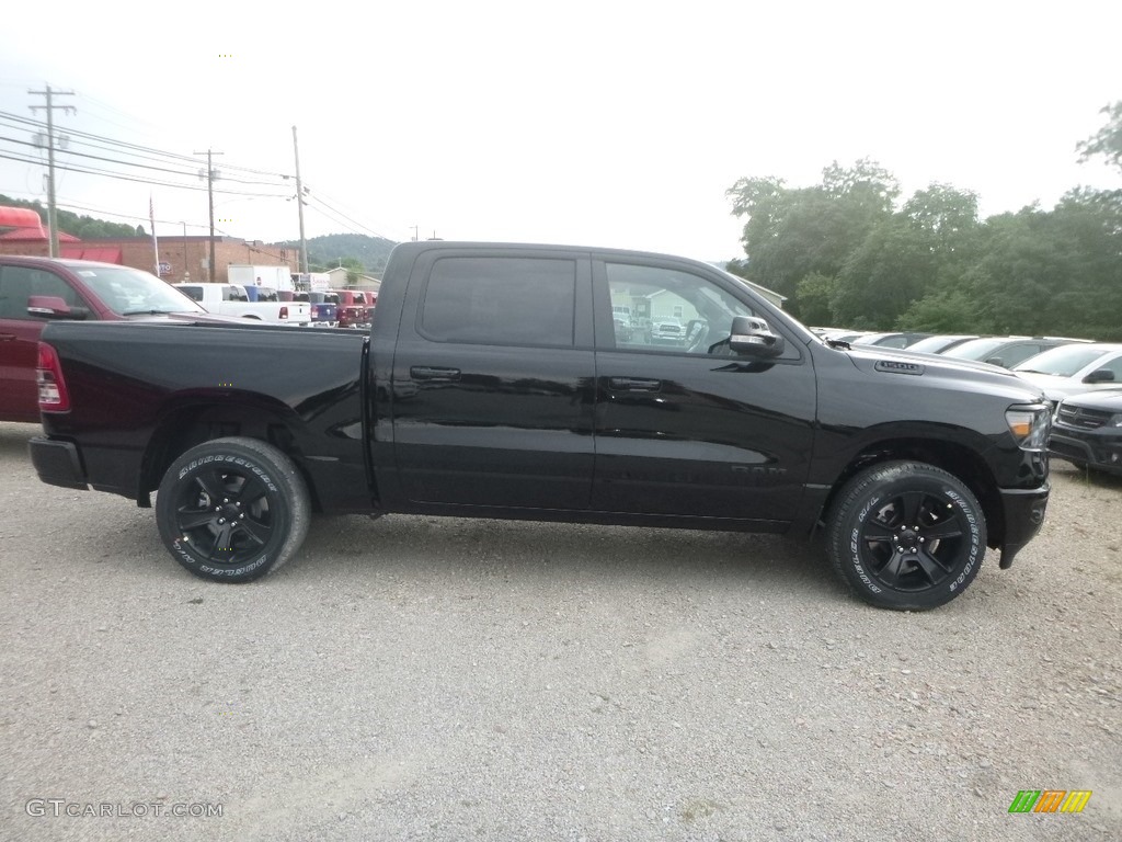 Diamond Black Crystal Pearl 2020 Ram 1500 Big Horn Night Edition Crew Cab 4x4 Exterior Photo #134812888