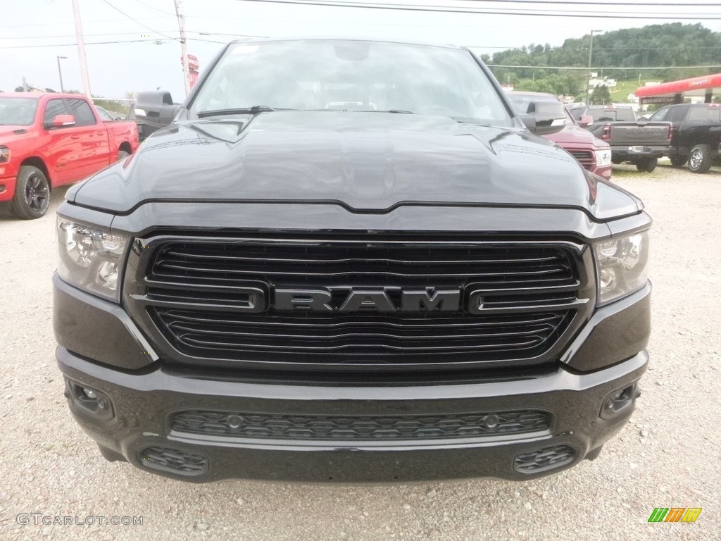 Diamond Black Crystal Pearl 2020 Ram 1500 Big Horn Night Edition Crew Cab 4x4 Exterior Photo #134812948