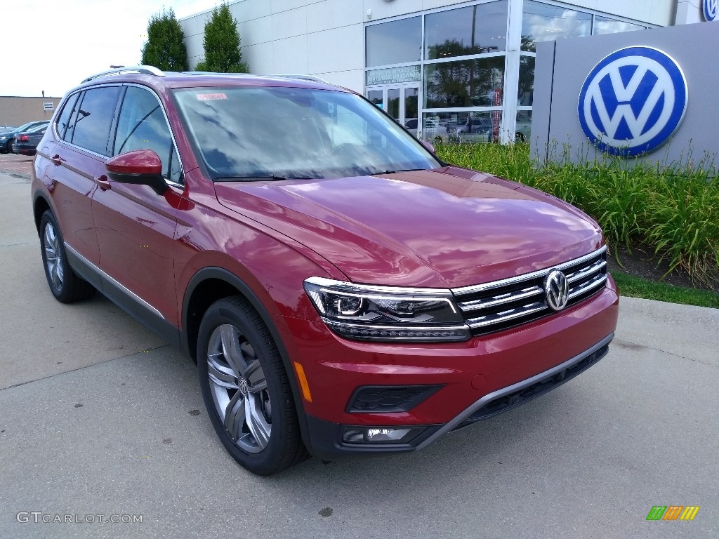 Cardinal Red Metallic 2019 Volkswagen Tiguan SEL Premium 4MOTION Exterior Photo #134812990