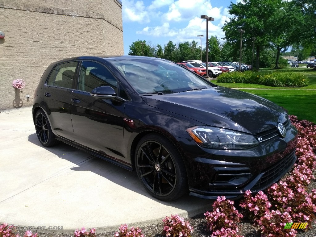 2019 Golf R 4Motion W/DCC. NAV. - Deep Black Pearl / Titan Black photo #1