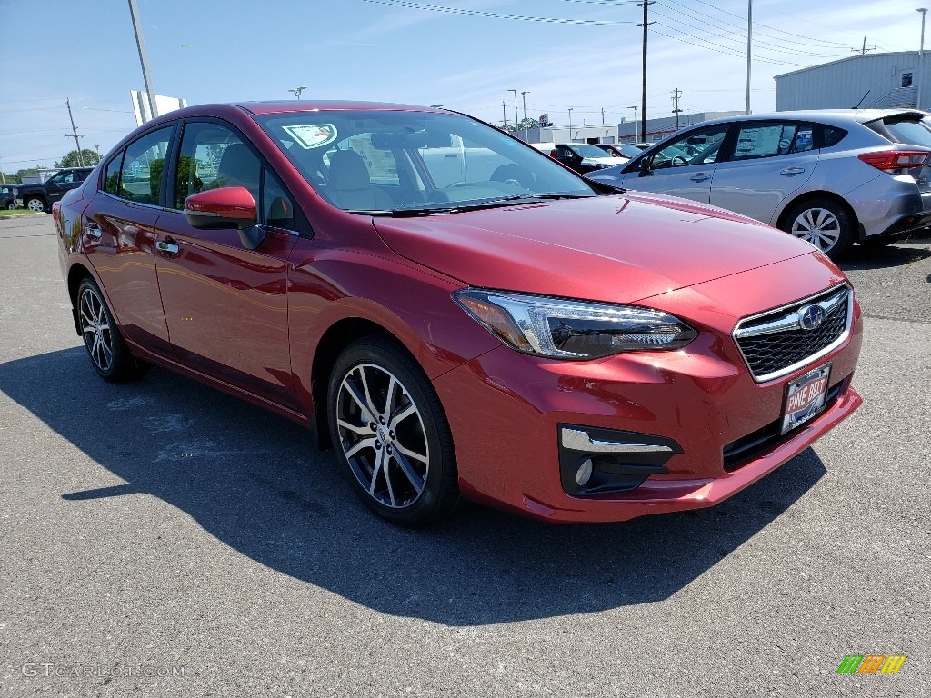 2019 Impreza 2.0i Limited 4-Door - Crimson Red Pearl / Ivory photo #1