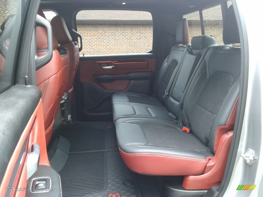 Black/Red Interior 2019 Ram 1500 Rebel Crew Cab 4x4 Photo #134815495