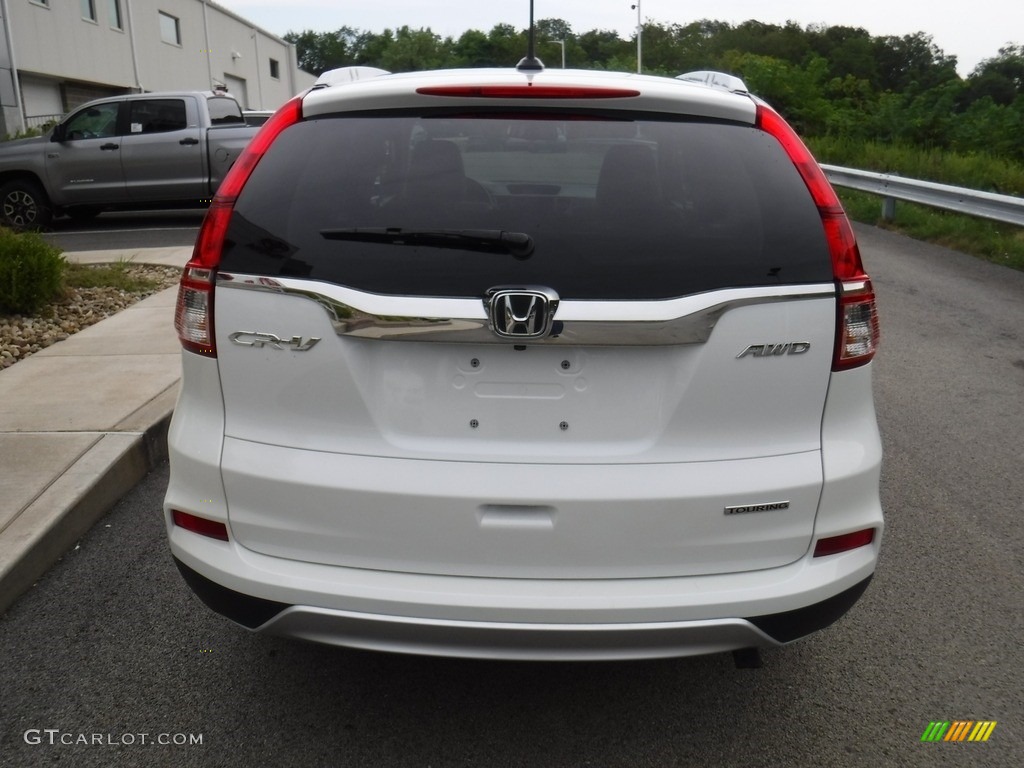 2016 CR-V Touring AWD - White Diamond Pearl / Beige photo #9