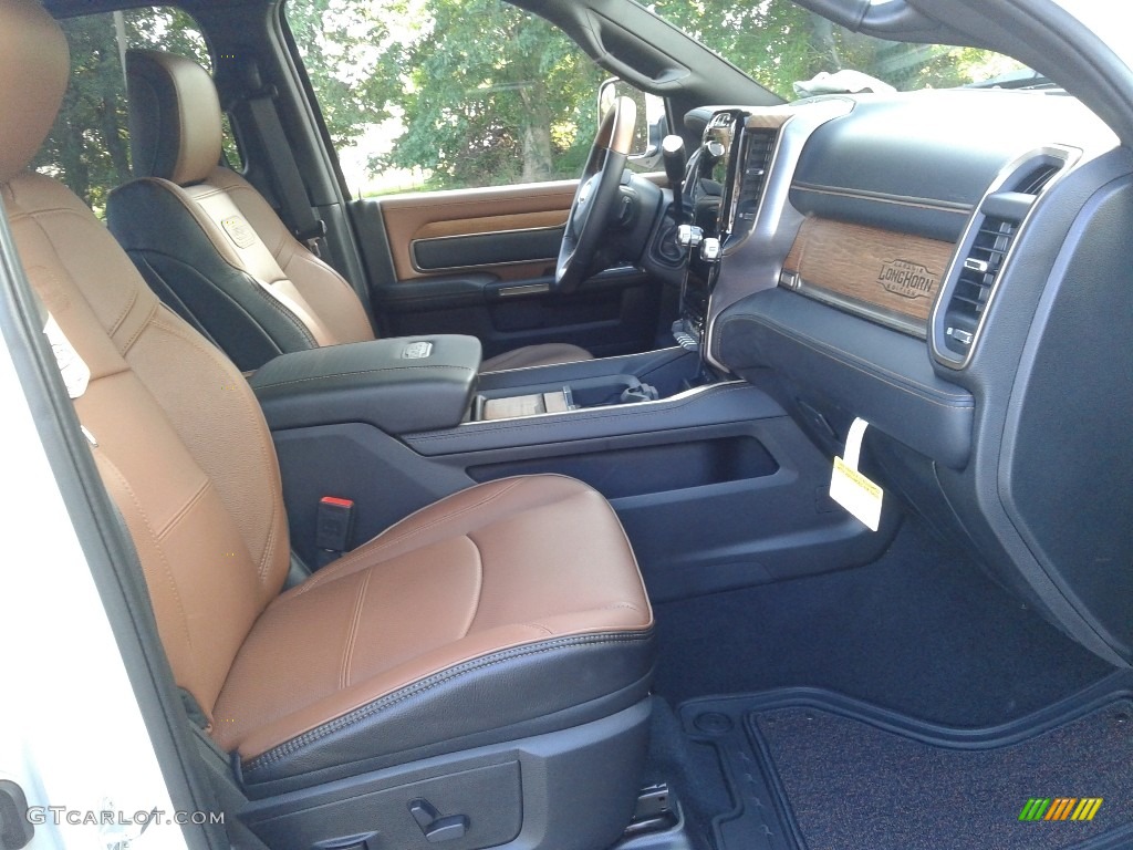 Black/Cattle Tan Interior 2019 Ram 2500 Laramie Longhorn Crew Cab 4x4 Photo #134818141