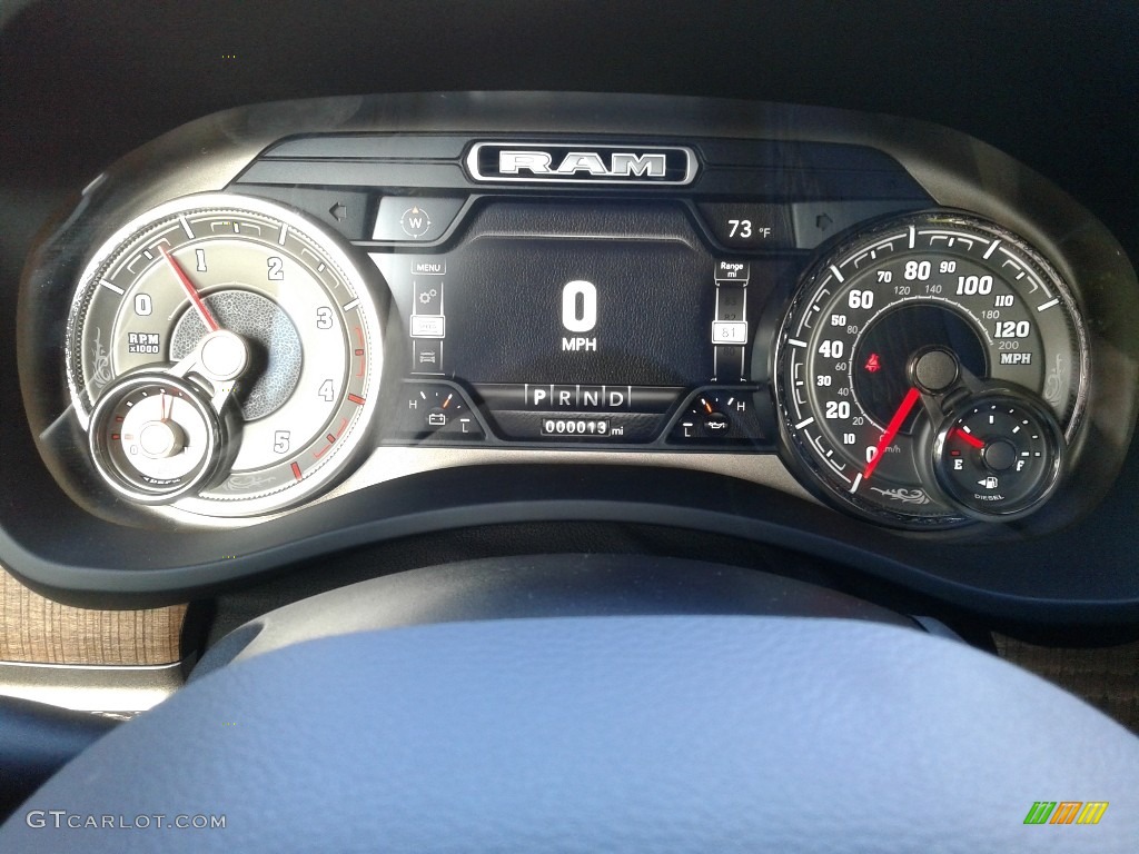 2019 Ram 2500 Laramie Longhorn Crew Cab 4x4 Gauges Photo #134818273