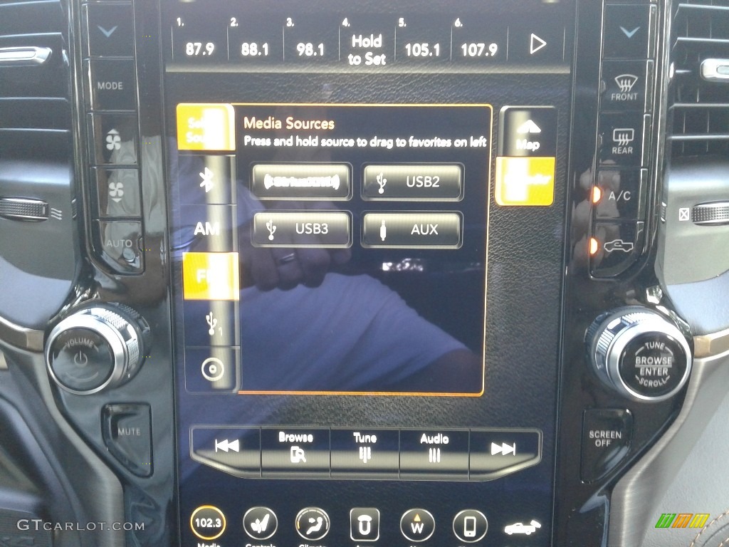2019 Ram 2500 Laramie Longhorn Crew Cab 4x4 Controls Photo #134818315
