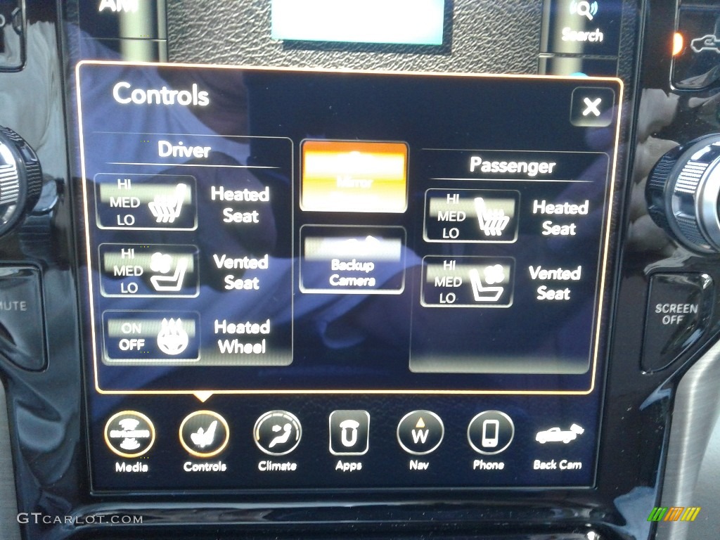 2019 Ram 2500 Laramie Longhorn Crew Cab 4x4 Controls Photo #134818402