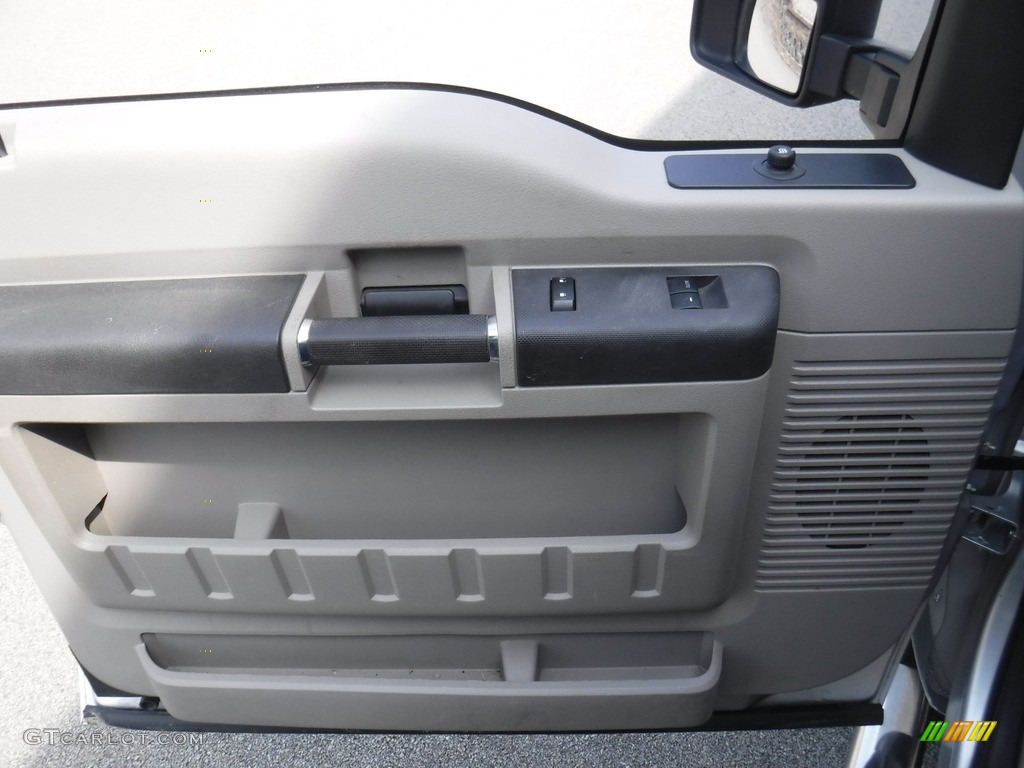 2010 F250 Super Duty XLT SuperCab 4x4 - Ingot Silver Metallic / Medium Stone photo #14