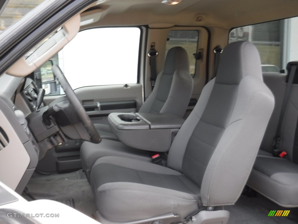 2010 F250 Super Duty XLT SuperCab 4x4 - Ingot Silver Metallic / Medium Stone photo #15