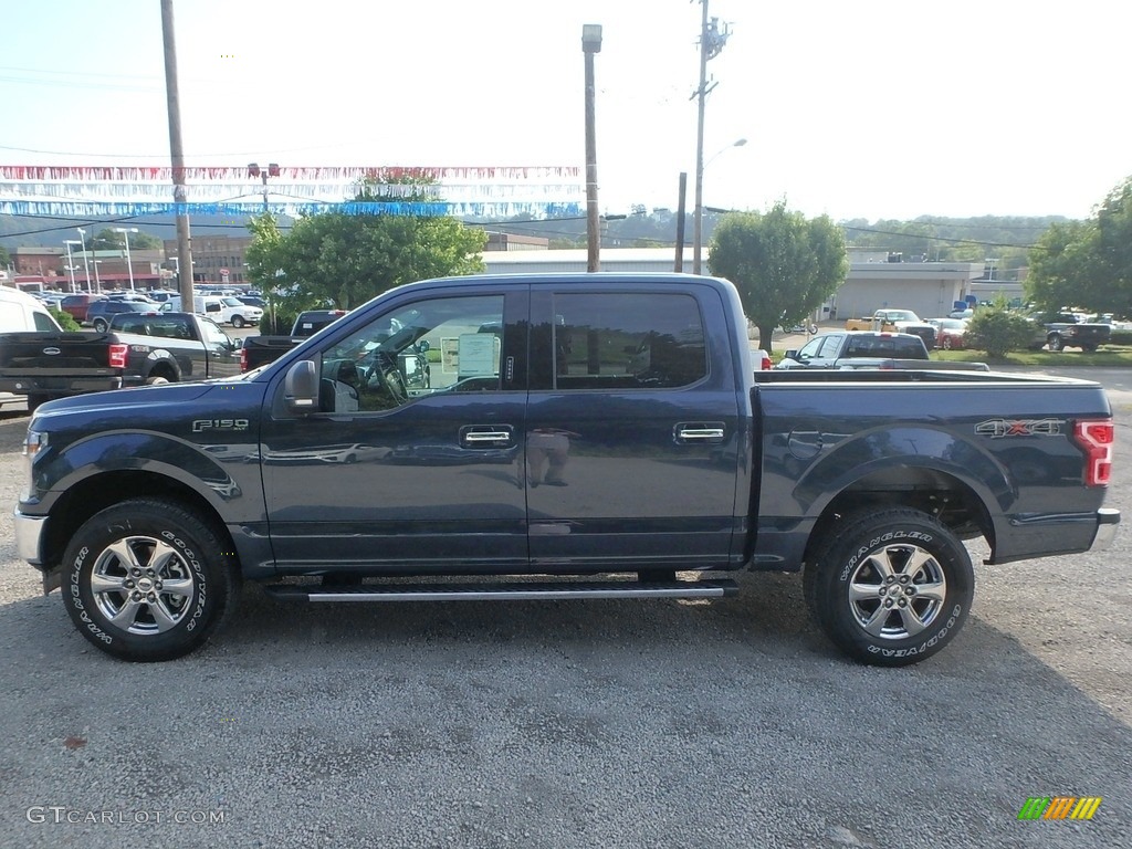 2019 F150 XLT SuperCrew 4x4 - Blue Jeans / Earth Gray photo #5