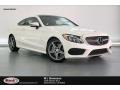 designo Diamond White Metallic 2017 Mercedes-Benz C 300 Coupe