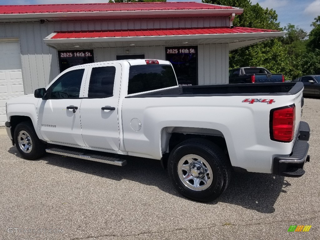 2014 Silverado 1500 WT Double Cab 4x4 - Summit White / Jet Black/Dark Ash photo #2