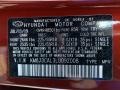 R5R: Gemstone Red 2020 Hyundai Tucson Ultimate AWD Color Code