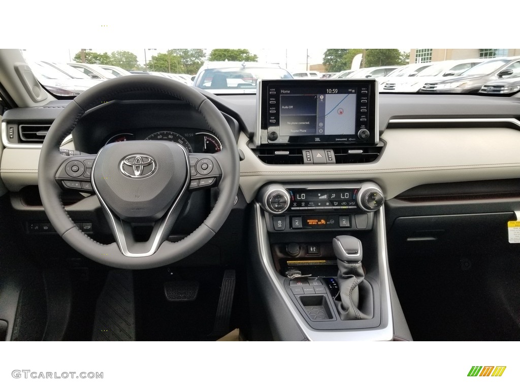 2019 Toyota RAV4 Limited Light Gray Dashboard Photo #134828429