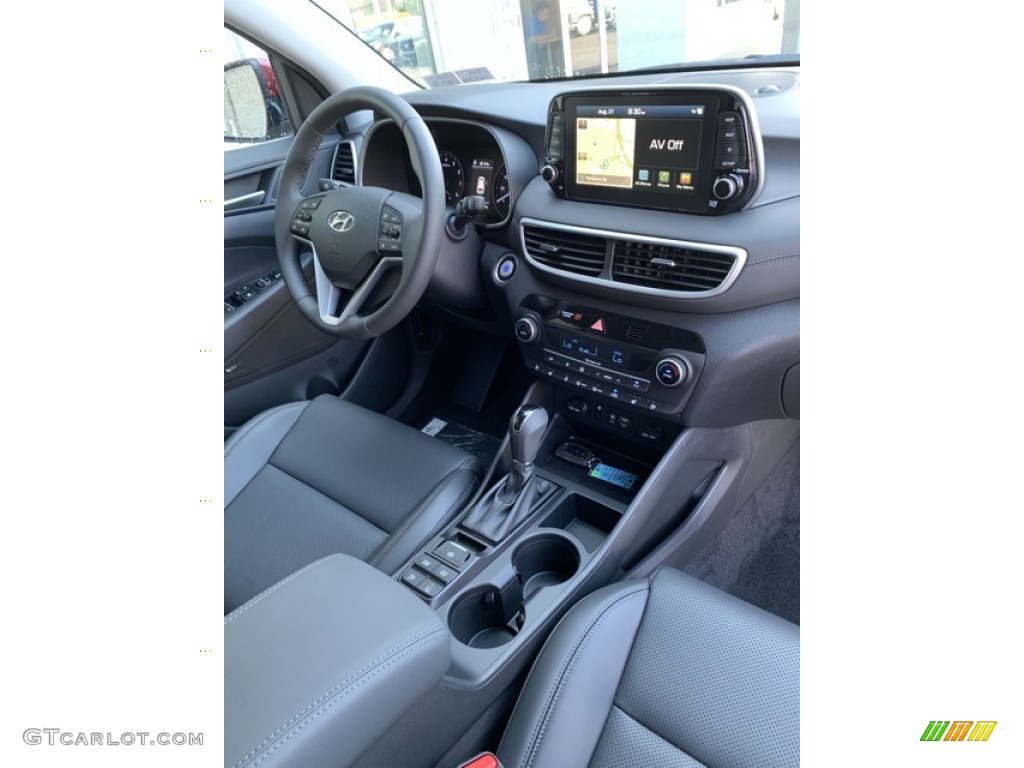 2020 Hyundai Tucson Ultimate AWD Black Dashboard Photo #134828546