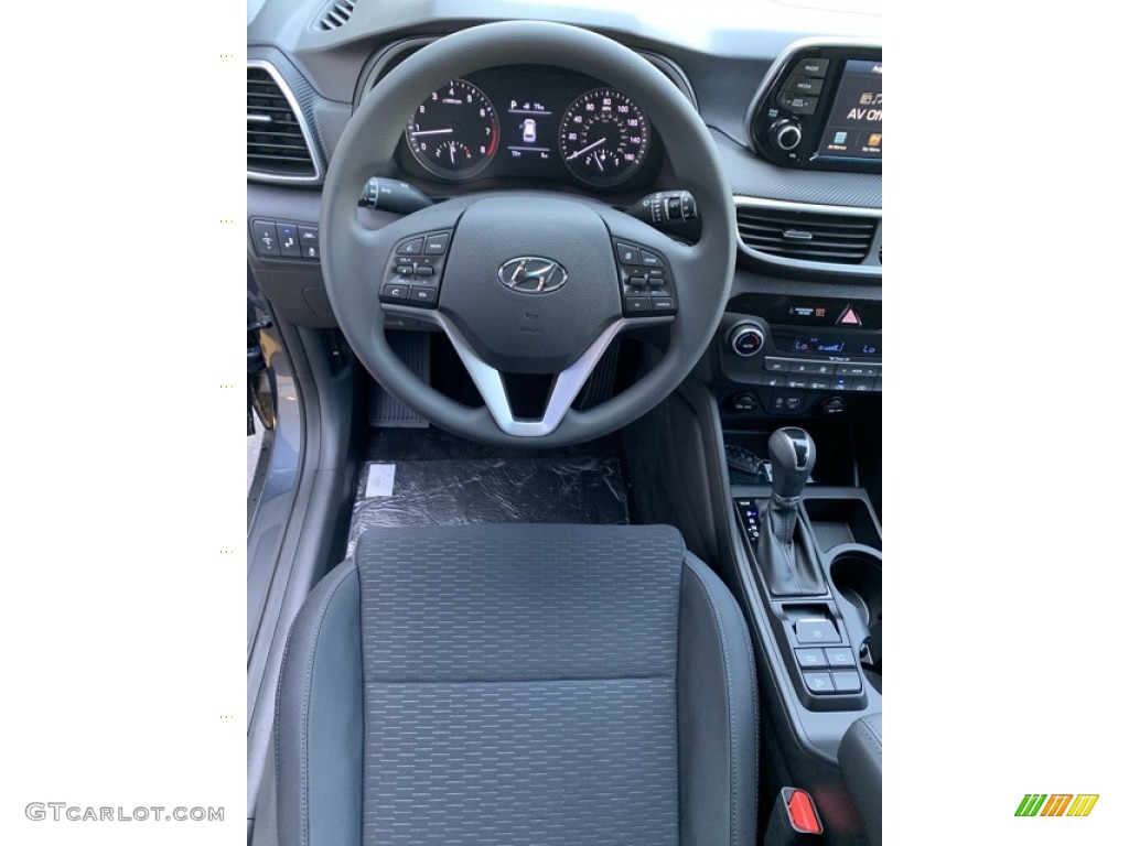 2020 Hyundai Tucson SEL AWD Black Steering Wheel Photo #134829188
