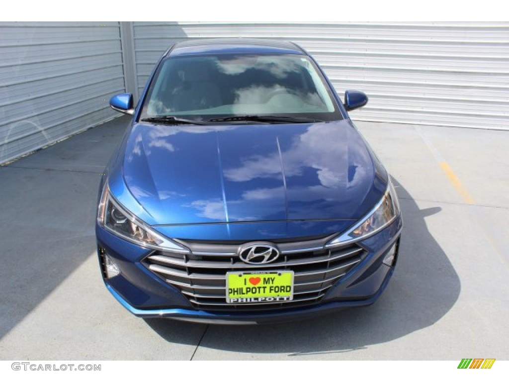 2019 Elantra SE - Lakeside Blue / Gray photo #3