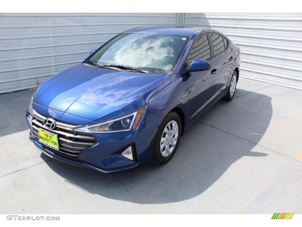 2019 Elantra SE - Lakeside Blue / Gray photo #4