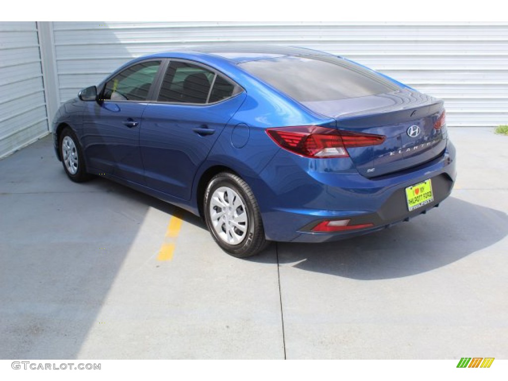 2019 Elantra SE - Lakeside Blue / Gray photo #6
