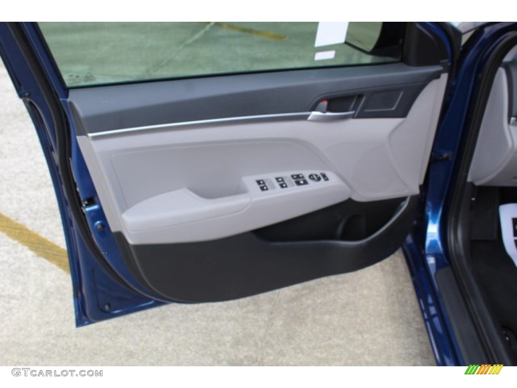 2019 Elantra SE - Lakeside Blue / Gray photo #9