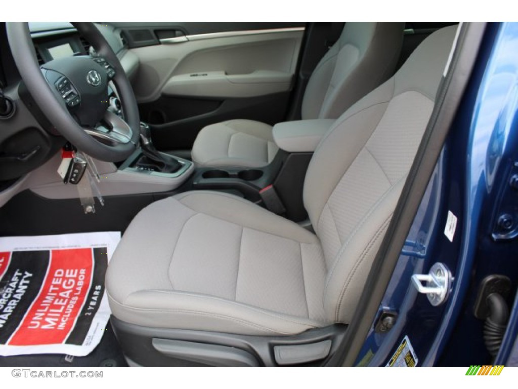 2019 Elantra SE - Lakeside Blue / Gray photo #10