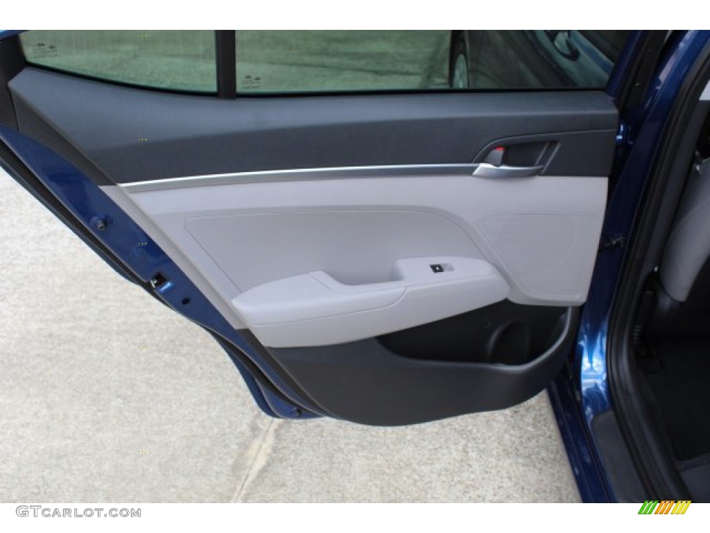 2019 Elantra SE - Lakeside Blue / Gray photo #17