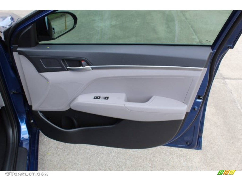 2019 Elantra SE - Lakeside Blue / Gray photo #24