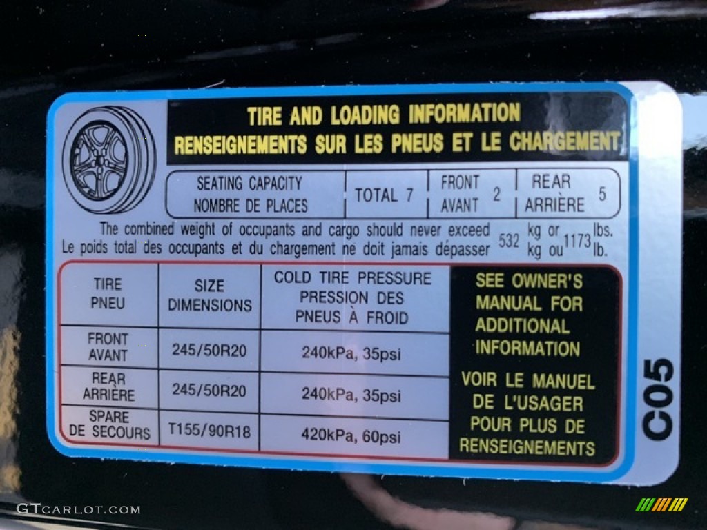 2020 Hyundai Palisade Limited AWD Info Tag Photo #134831425