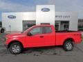 2019 Race Red Ford F150 XL SuperCab 4x4  photo #1