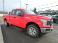 2019 Race Red Ford F150 XL SuperCab 4x4  photo #3