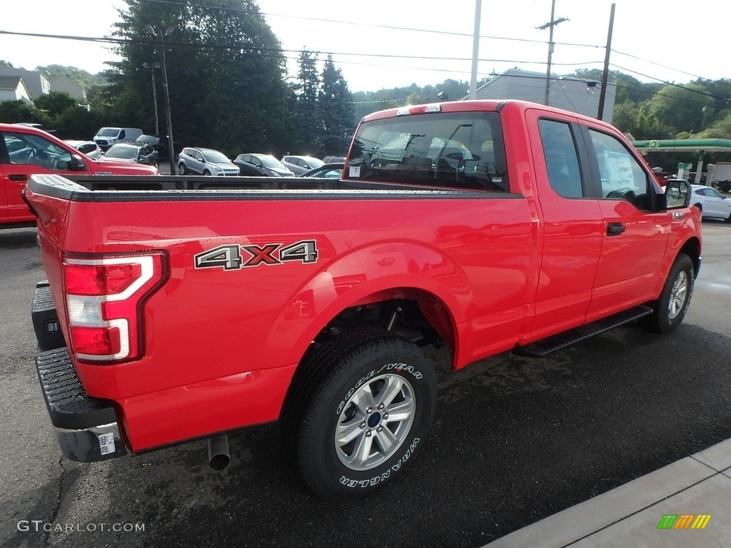 2019 F150 XL SuperCab 4x4 - Race Red / Earth Gray photo #5